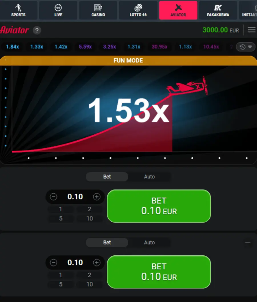 Mostbet aviator login